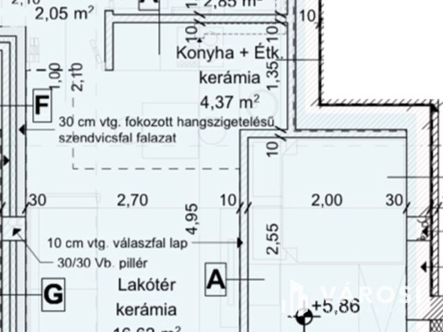 Új,kulcsrakész mini lakás a Remény projektben eladó.A4A